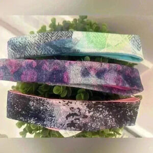 Ivivva by Lululemon set of three headbands.